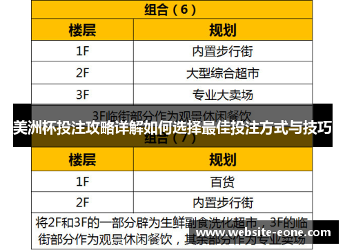 美洲杯投注攻略详解如何选择最佳投注方式与技巧